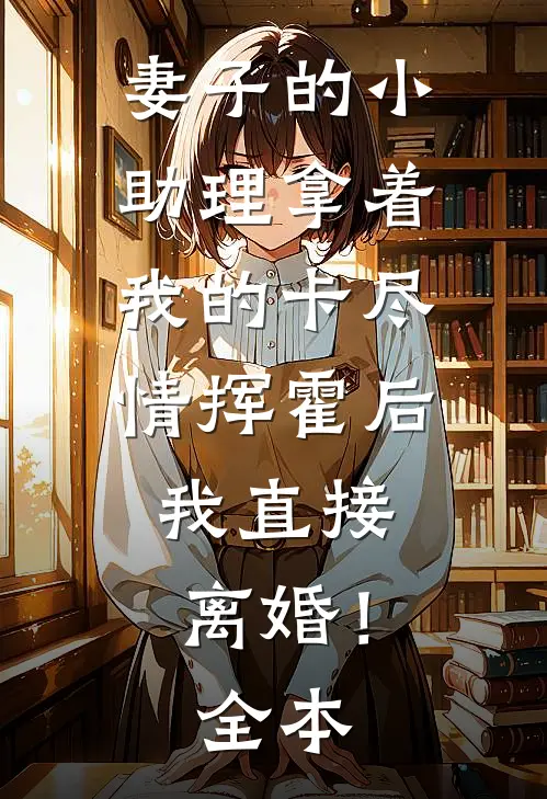 妻子的小助理拿着我的卡尽情挥霍后，我直接离婚！全本