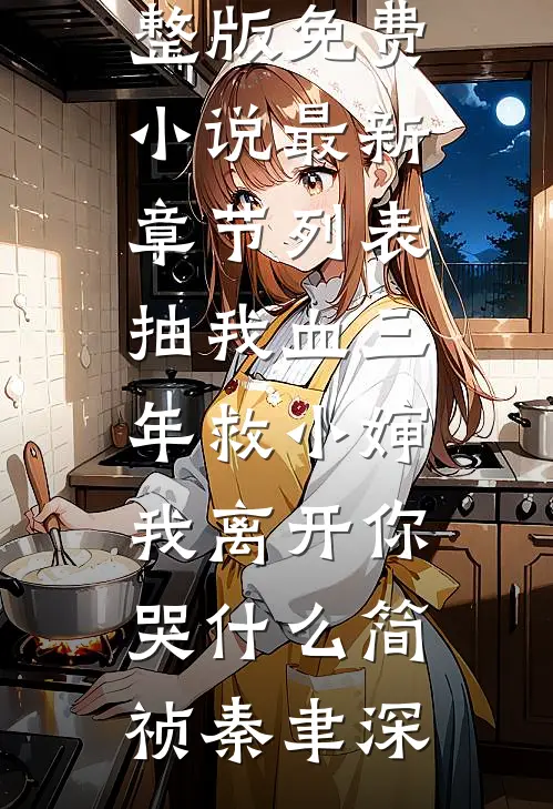抽我血三年救小婶，我离开你哭什么(简祯秦聿深)完整版免费小说_最新章节列表抽我血三年救小婶，我离开你哭什么(简祯秦聿深)