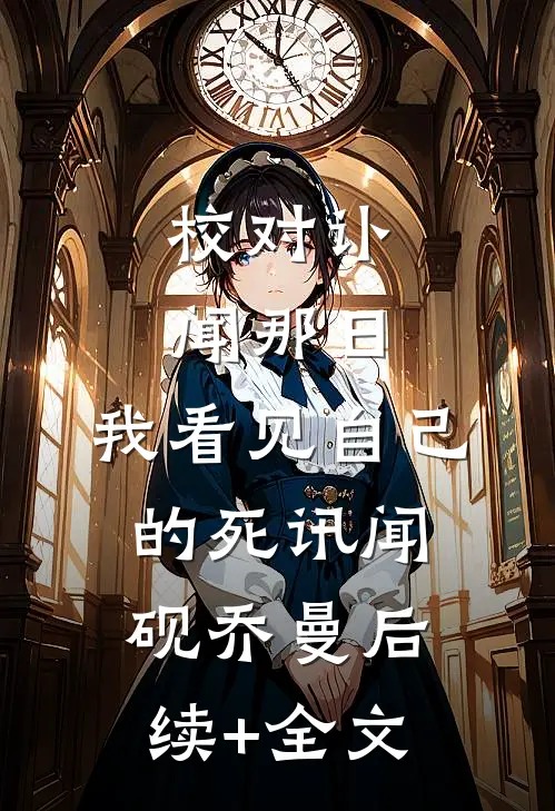 校对讣闻那日，我看见自己的死讯闻砚乔曼后续+全文