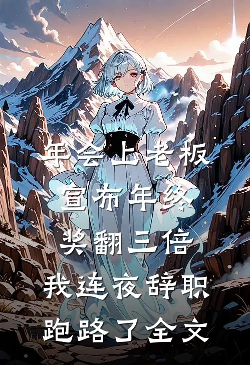 年会上老板宣布年终奖翻三倍，我连夜辞职跑路了全文