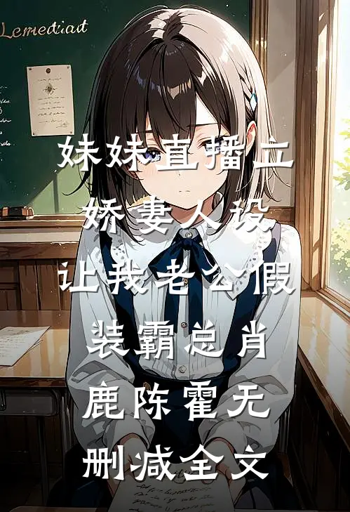 妹妹直播立娇妻人设，让我老公假装霸总肖鹿陈霍无删减全文